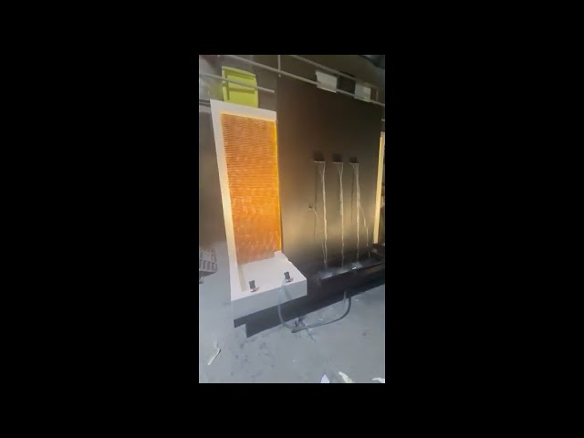 شلال جداري انسيابي ومصبات