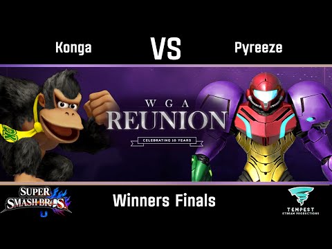 Konga (Donkey Kong) vs Pyreeze (Samus) - Smash 4 Winners Finals -  WGA: Reunion