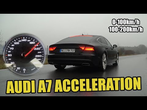 Audi A7 (C7) 3.0 TDI (272HP) | 0-200km/h | ACCELERATION | CarPerformance Media