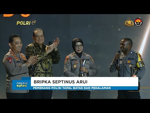 RAIH HOEGENG AWARDS 2024, BRIPKA SEPTINUS BAWA HARAPAN ANAK PAPUA KE KAPOLRI
