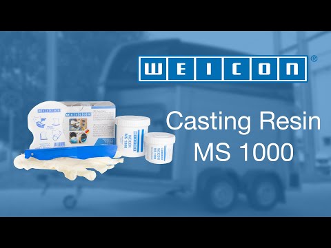Металлополимер WEICON Смола для литья MS 1000 видео