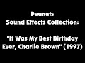 Peanuts Sound Effects Collection It Was My Best Birthday Ever Charlie Brown