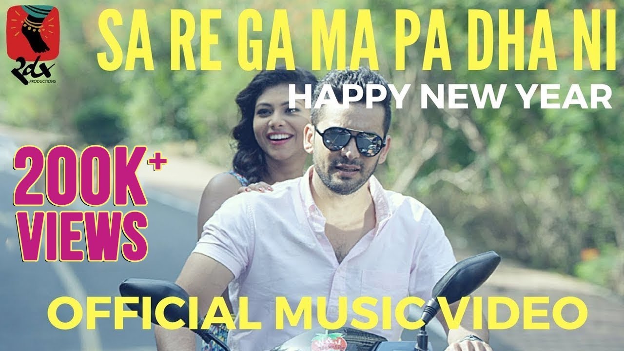 Sa Re Ga Ma Pa Dha Ni Lyrics  | Happy New Year – Kannada | Dhananjay, Diganth, Sai Kumar, Shrusti Patil, Sonu Gowda, Sruthi Hariharan, Vijay Raghavendra | Nakul Abhyankar | Raghu Dixit