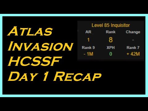 HCSSF Atlas Invasion Detonate Dead Ignite Inquisitor Day 1 Recap (Rank 1 Class, 8 Overall)- PoE 3.16