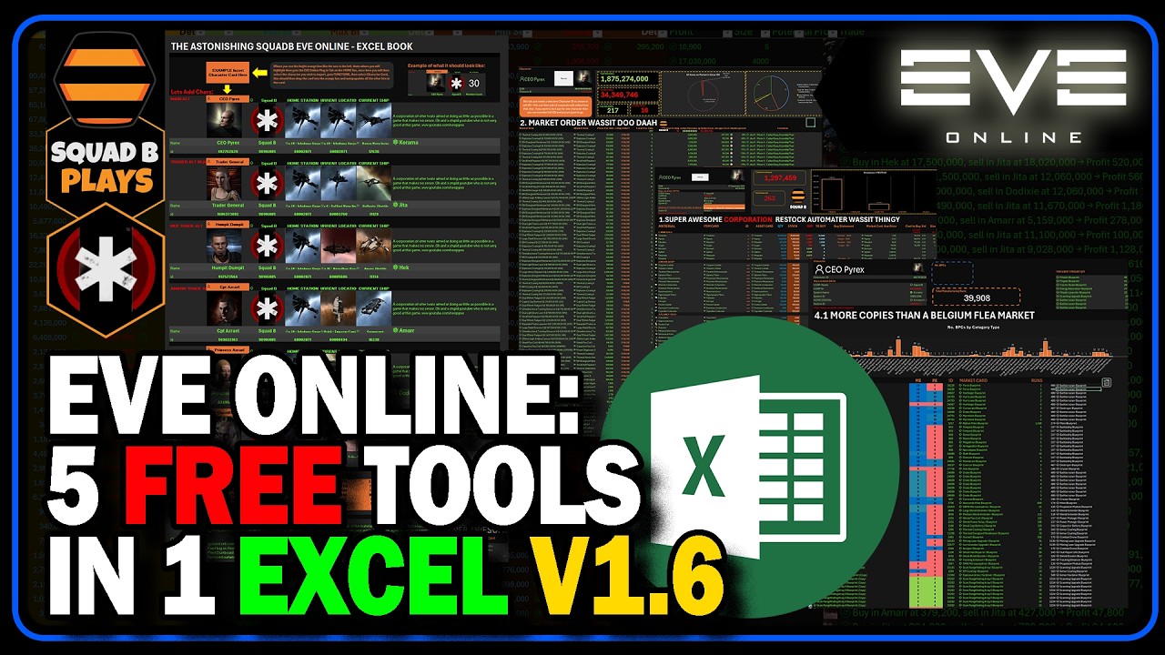 EVE Online: The FREE Excel Tool Every Industrialist Needs for Easy ISK