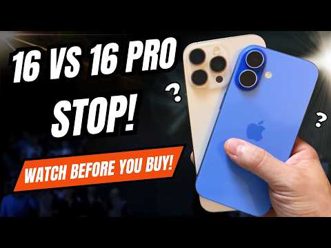 iPhone 16 vs iPhone 16 Pro: STOP! Watch BEFORE You Buy!