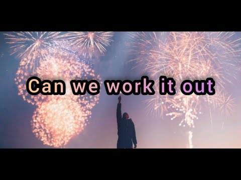 Can We Work It Out- CLNGR (feat. Nei Nei) Lyric Video