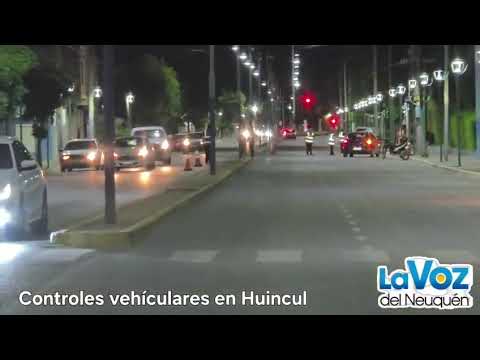 La Voz TV: controles vehiculares en Plaza Huincul