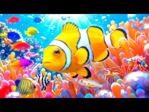 The Best 4K Aquarium 🐟 - Marvel at the Wonders of Sea Creatures in Ultimate Ocean Calmness 🌊