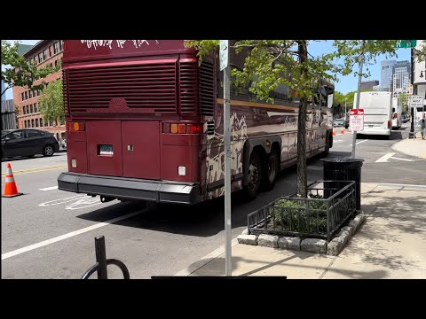 MBTA Red Line Shuttle buses - MCI, Prevost, Van Hool, and More!