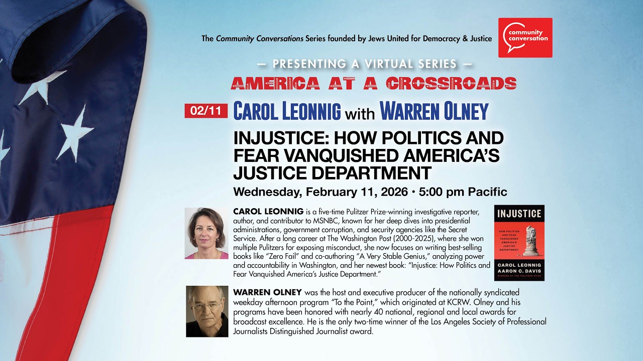 Carol Leonnig with Warren Olney | America at a Crossroads