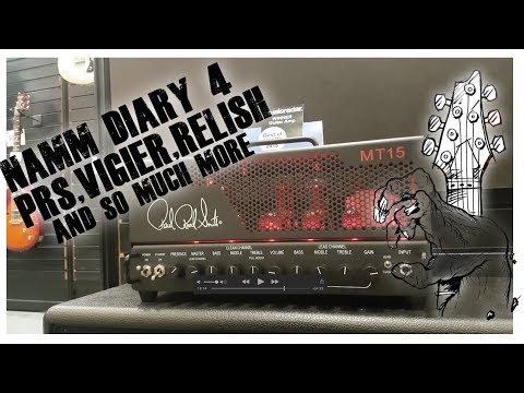 NAMM 2018 part 4 PRS, Music Man, Relish and Vigier guitars