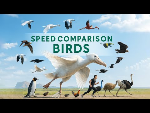 SPEED COMPARISON 3D | Birds 🦅