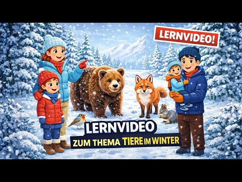 Lernvideo: Tiere im Winter 🦔❄️- HSU Grundschule