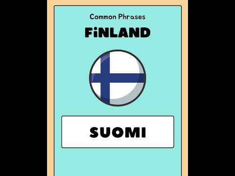 Finnish Words You’ll Hear in Finland! 🌍 | Maa, Sauna & More | Part 6 |