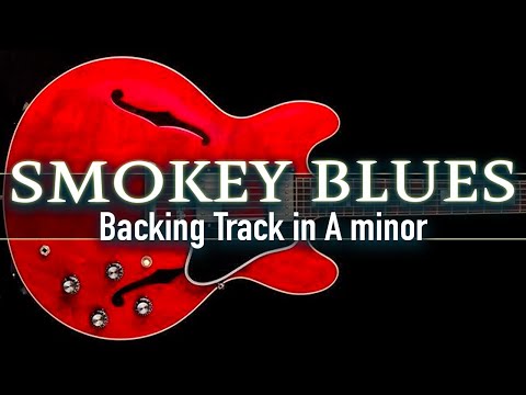 Smokey Blues Backing Track in A minor | SZBT 1102
