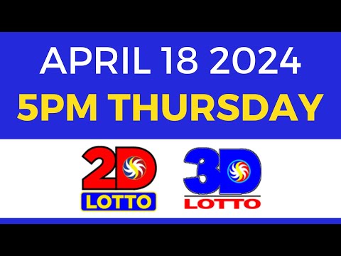5pm Result Today April 18 2024 PCSO Lotto