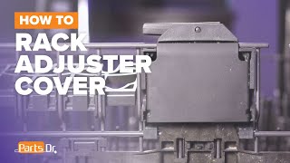 Replace Rack Adjuster Cover part # WPW10250162 on your Whirlpool Dishwasher