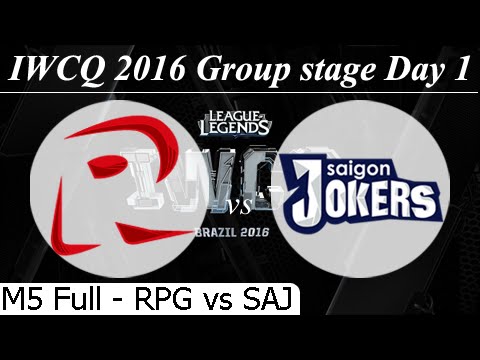 RPG vs SAJ Full 24/08/2016 D1M5 - Group Stage IWCQ 2016 Rampage Japan vs Saigon Jokers