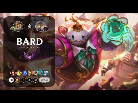 Bard Support vs Rell - KR Master Patch 13.18