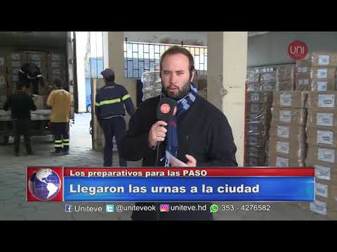 Llegaron las urnas para las PASO