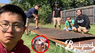 Our Backyard Bowling Lane Was Destroyed | We Gave Our New Roommate A Haircut (Punishment)
