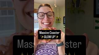 From old crusty coaster to ✨boho beauty beermat✨ inspired by @Shopbando 💕