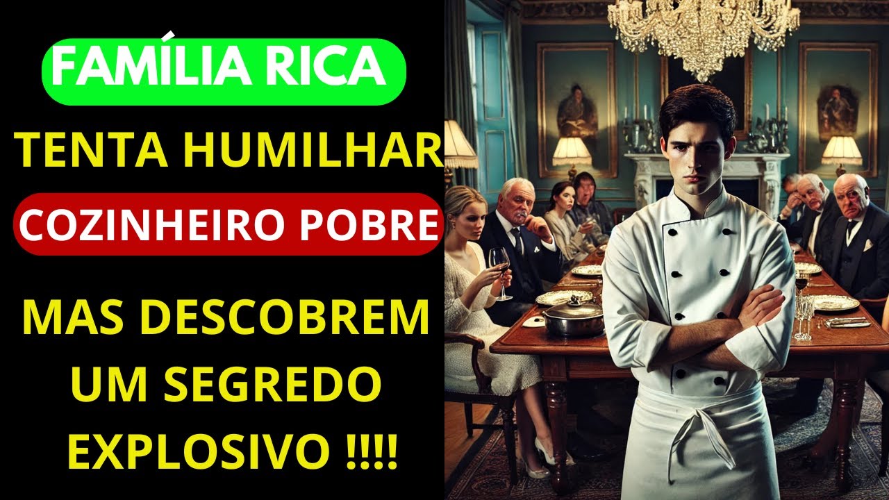 FAMÍLIA RICA TENTA HUMILHAR NAMORADO POBRE, MAS DESCOBRE UM SEGREDO EXPLOSIVO... 💥🍽️