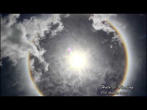 The Sun Halo at Kuching Sarawak on Malaysia National Day (31th August 2017)