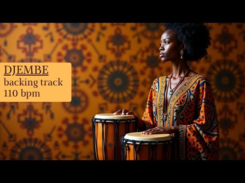 Djembe backing track 110 bpm