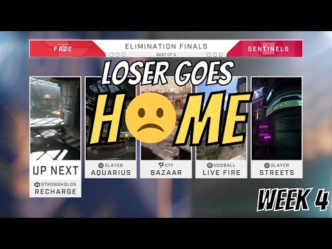 HCS NA Pro Series - Sentinels vs. FaZe - LOSERS BRACKET [BO5] - Halo Infinite Pro Match - Week 4