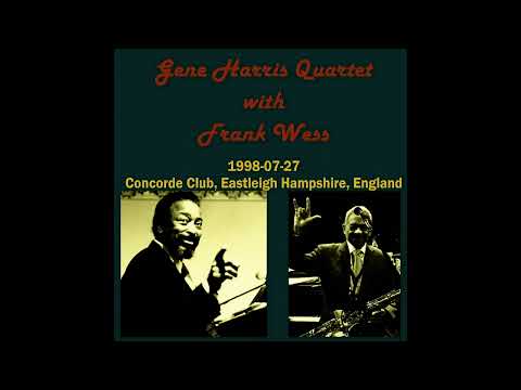 Gene Harris - 1998-07-27, Concorde Club, Eastleigh Hampshire, England