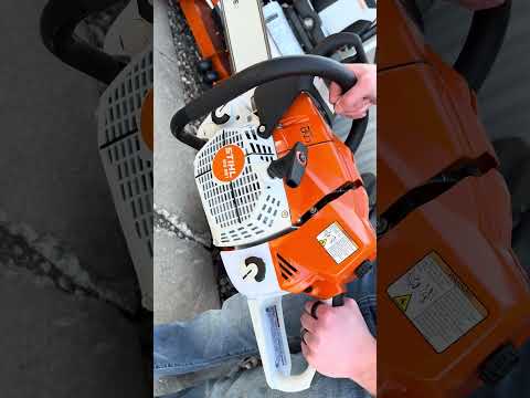 The STIHL MS 881, their most powerful chainsaw! #gardenequipment #stihl #lawnmowingbusiness #tools