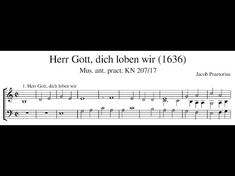 Jacob Praetorius – Herr Gott, dich loben wir