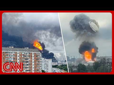 Ukraine launches largest attack on Moscow since war started