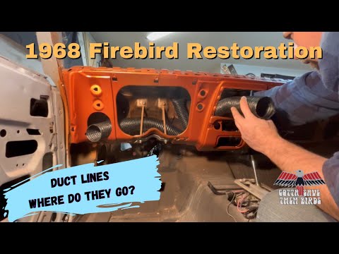 What the Duct!  1968 Firebird vintage air duct install, want to know where they go?