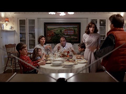 Back To The Future (1985) - Marty At Baines's Dinner Scene in 1955