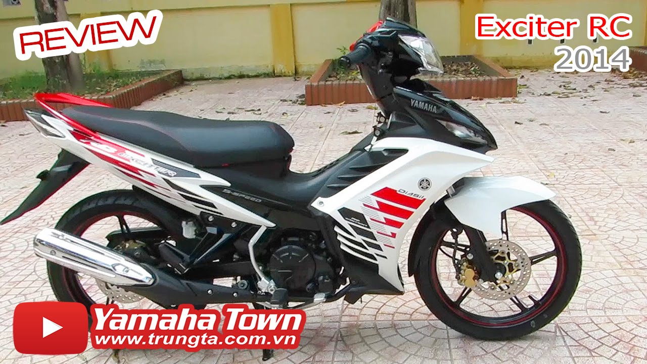 Yamaha Exciter RC 2014 - Review phiên bản màu Trắng đen đỏ ✔