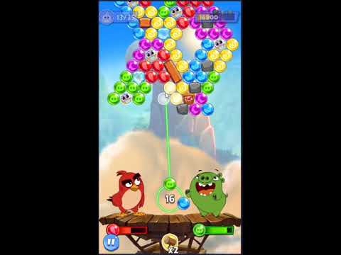 Angry Birds POP 2 Level 124 - NO BOOSTERS 😠🐦📌 | SKILLGAMING ✔️