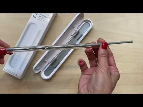 SOMA - Glass Straw & Travel Case / Paille en verre et étui de voyage