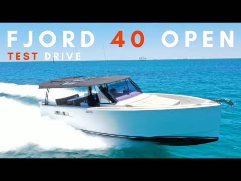 Fjord 40 Open - Test Drive & Docking Demo with Dan Jones