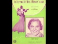 Kate Smith: I'm Stepping Out with a Memory Tonight  (with lyrics)