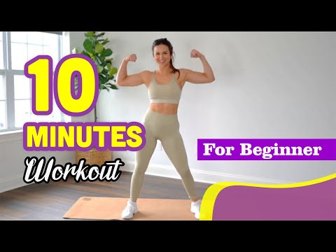 For Beginner! 10 Minutes Workout From Home | By Ashley Gaita