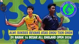 Download lagu 🔴LIVE - Alwi Farhan Vs Chou Tien Chen - All England Open 2026 mp3