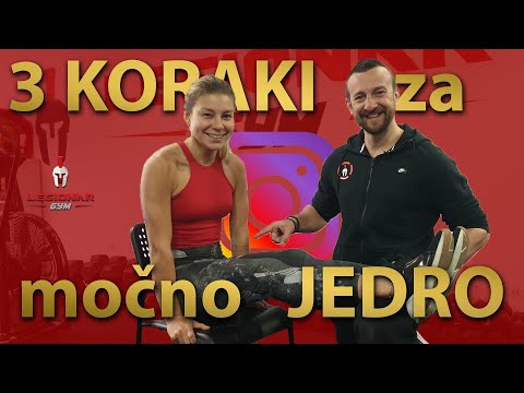 3 koraki in 3 vaje za močno jedro SEDE