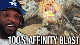 100% Affinity Blast Hammer Build - ITS CRAZY GOOD! | Monster Hunter Wilds