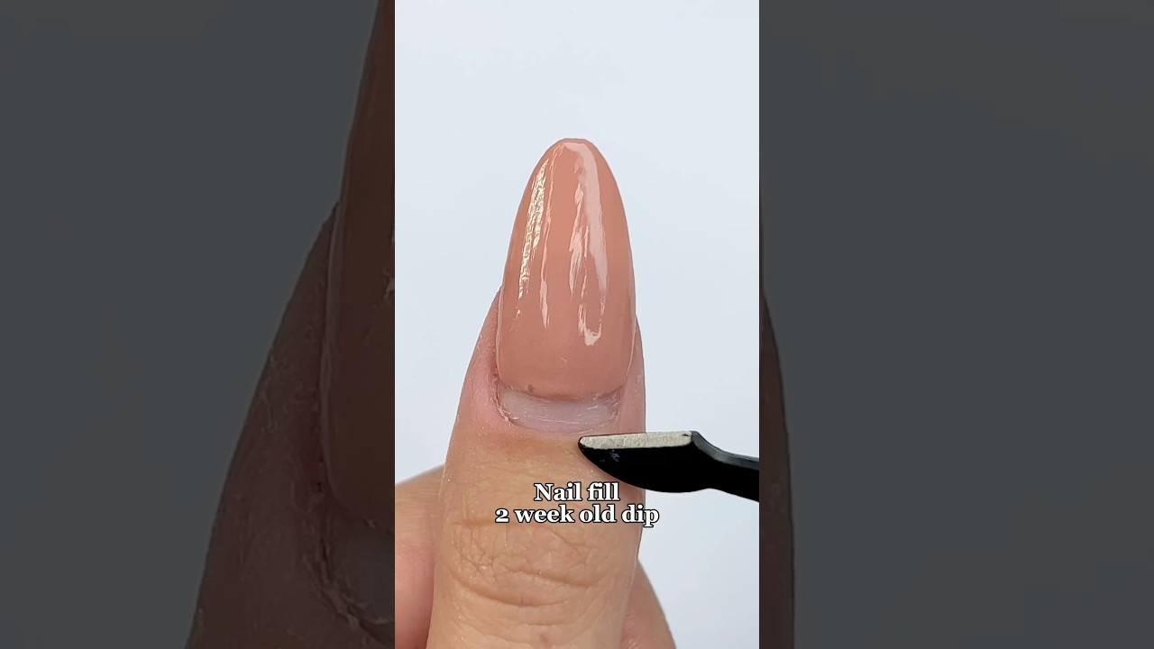 How To Fill 2 Week Old Dip Powder Nails #dippowder #nailfill #nailboo #nailboopartner