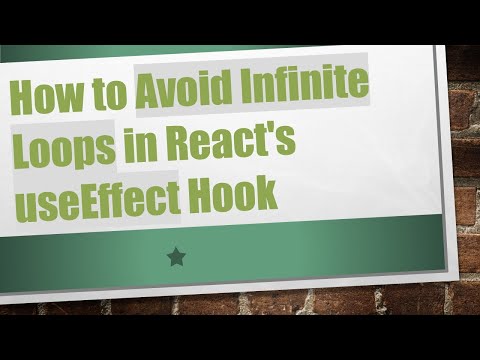 How to Avoid Infinite Loops in React's useEffect Hook
