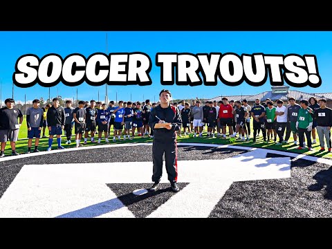 I Hosted The BIGGEST Soccer Tryouts Ever!