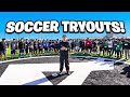 I Hosted The BIGGEST Soccer Tryouts Ever